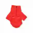 Saco 2xl Rojo Cuello Alto Con Cremallera