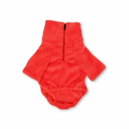 Saco 5xl Rojo Cuello Alto Con Cremallera