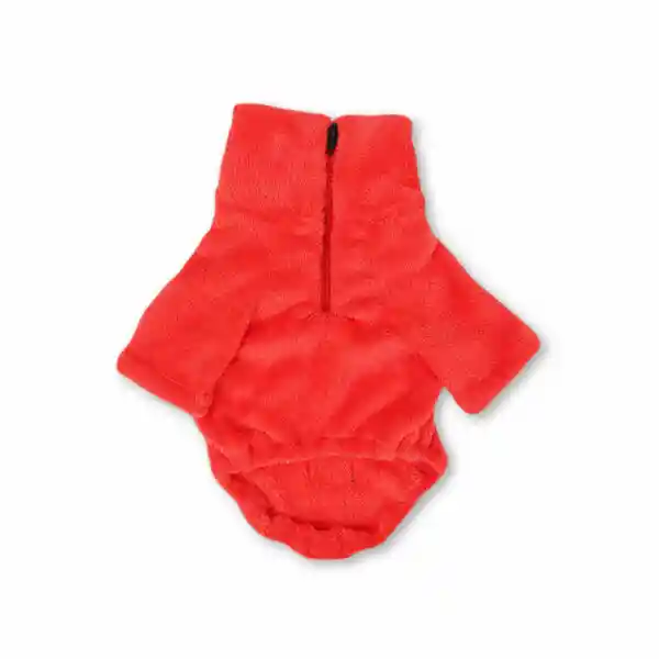 Saco 5xl Rojo Cuello Alto Con Cremallera