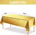 Mantel Metalizado Para Tus Celebraciones Dorado