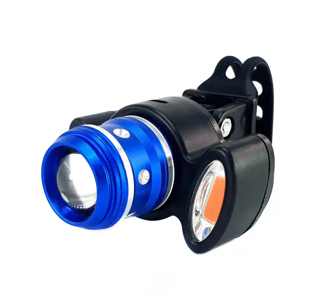 Luz Linterna Bicicleta Delantera Azul De 1000lm Zoom Indicadoras