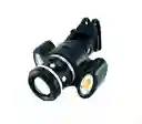 Luz Linterna Bicicleta Delantera Negra 1000lm Zoom Indicadoras