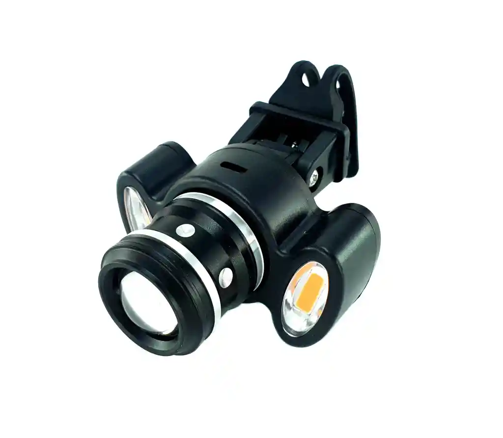 Luz Linterna Bicicleta Delantera Negra 1000lm Zoom Indicadoras