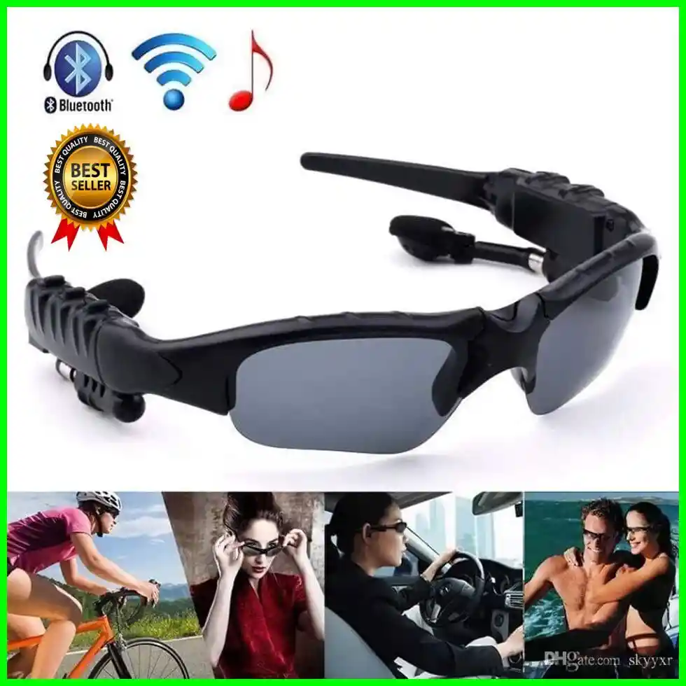 Gafas Lentes De Sol Bluetooth Auriculares Manos Libres Inalámbrico