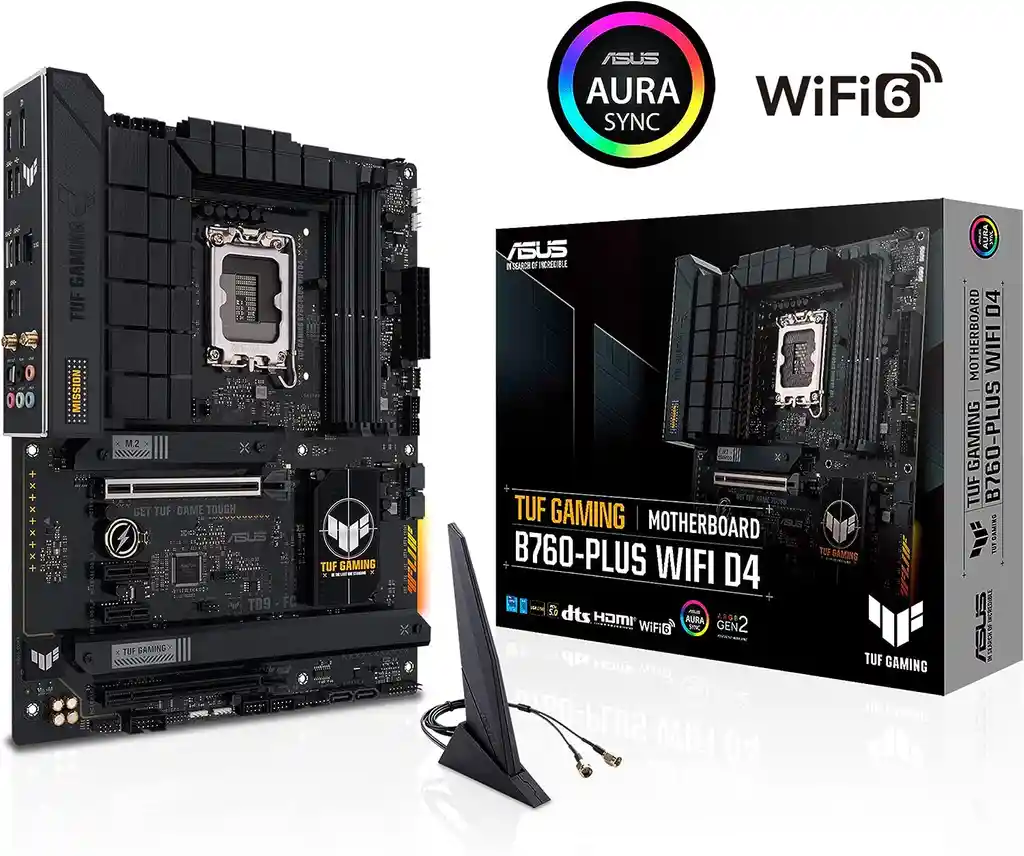 Board Asus Tuf B760 - Plus Wifi Gaming D4