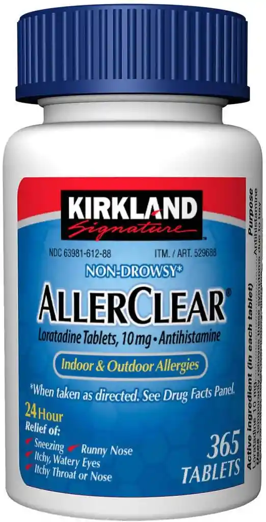 Kirkland Alivio Alergia 365 Tabletas