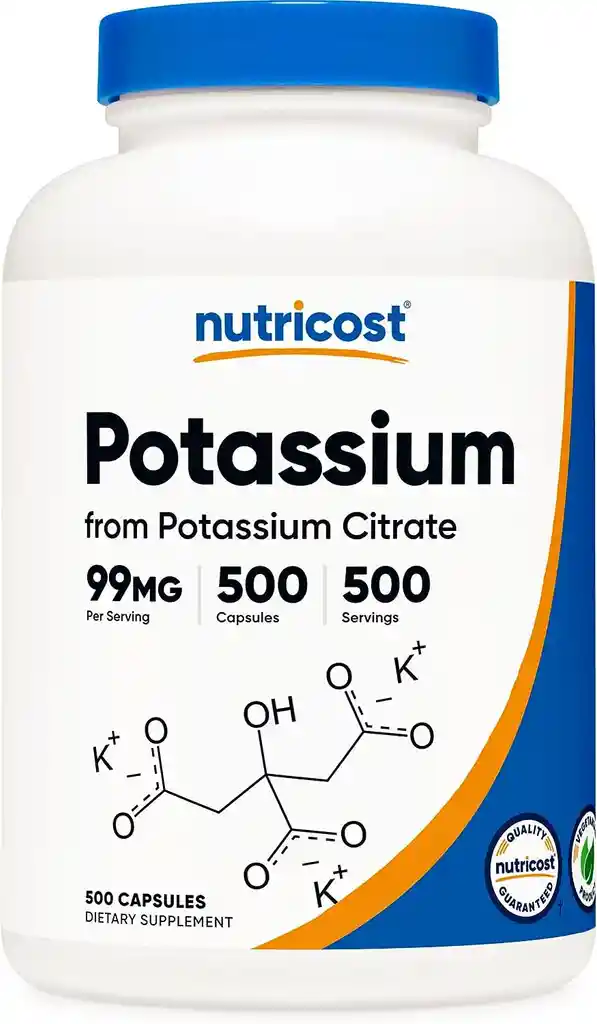 Nutriscost Citrato De Potasio 500 Capsulas