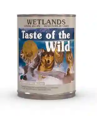 Taste Of The Wild Lata Perro Wetlands Pato Y Codorniz- 390gr