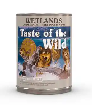 Taste Of The Wild Lata Perro Wetlands Pato Y Codorniz- 390gr