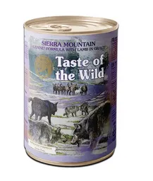 Taste Of The Wild Lata Perro Sierra Mountain- Cordero 390gr
