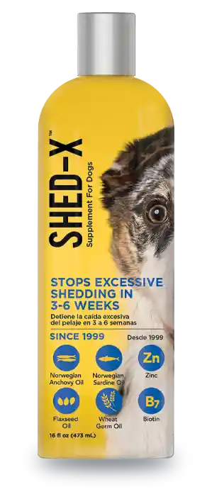Shed-x Dog Dermaplex 16 Oz Omega 3 Y 6 Para Perros Vitamina Para La Caida De Pelaje Perro Omega