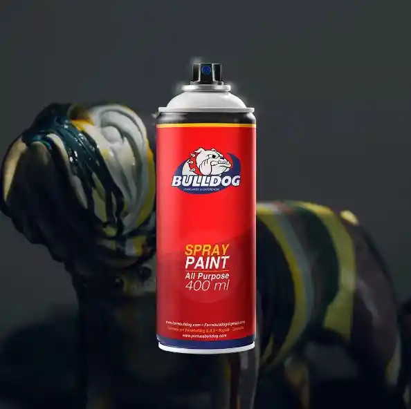 Aerosol Bulldog Color Dorado