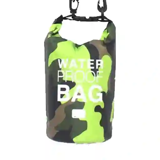 Bolso Impermeable Dry Bag 3 Litros Verde Camu