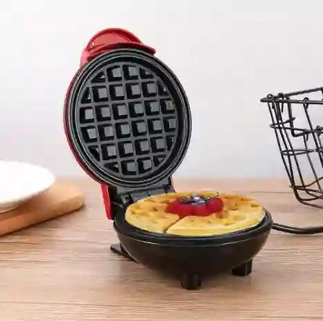 Mini Waflera Antiadherente Eléctrica Pancakes