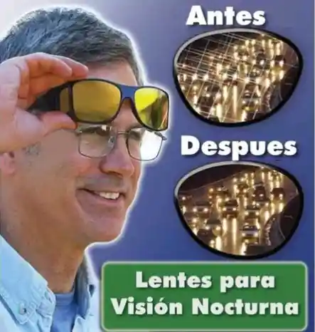 Gafas 2x1 Hd Vision Full Día Y Noche