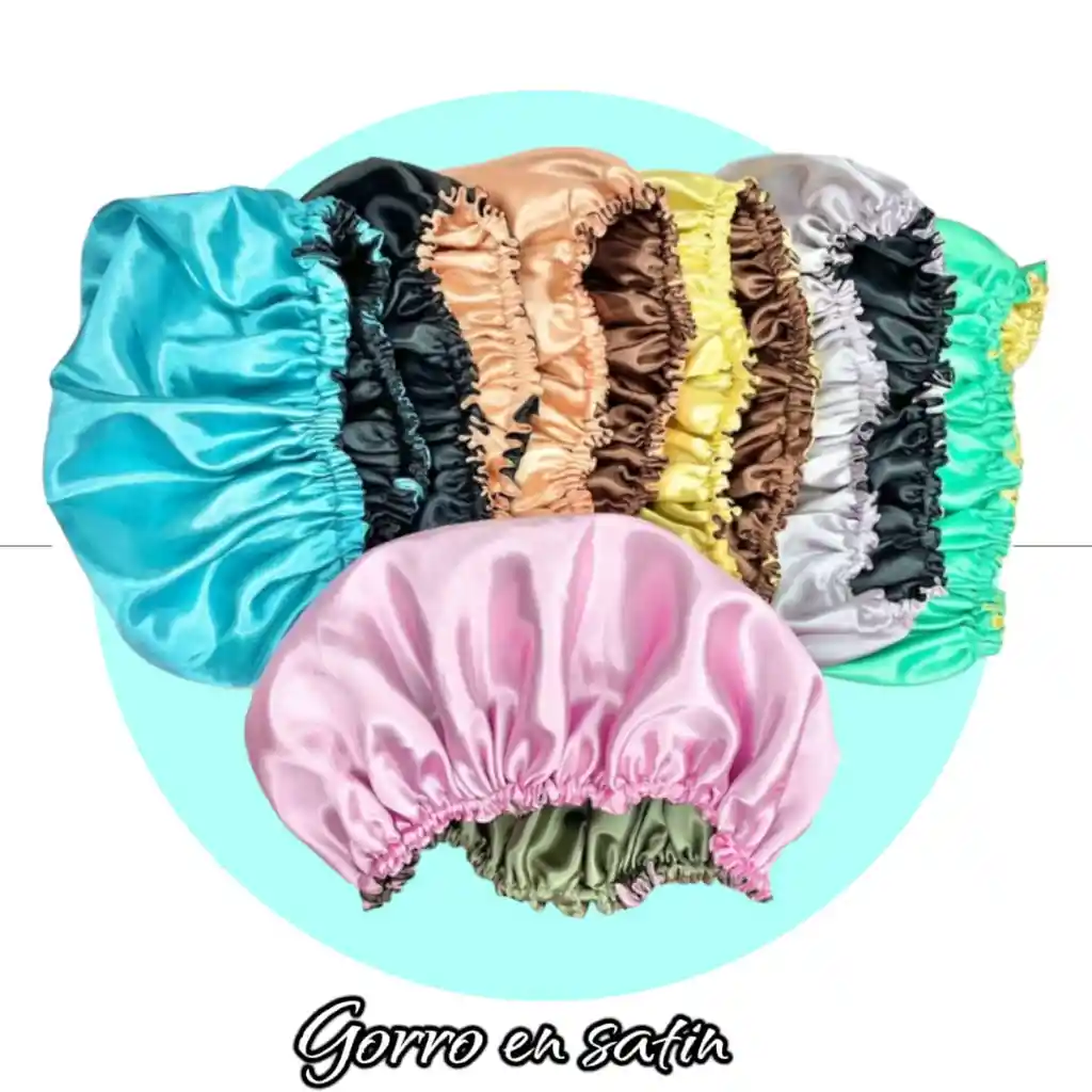 Gorro De Satin Doble Faz