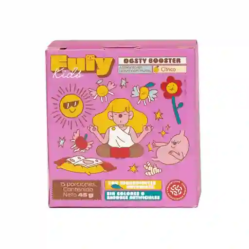 Dgsty Booster Fuly Kids Polvo 45g Citrico Caja X 15 Unds