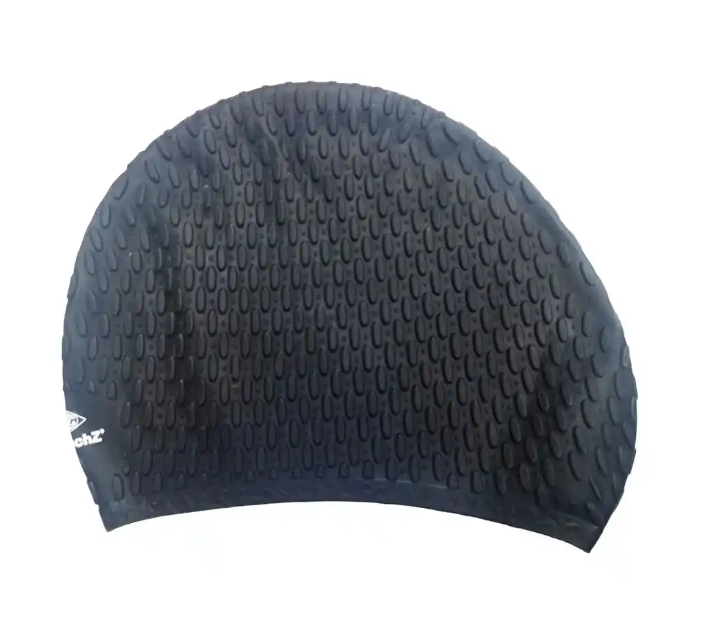 Gorro De Natación De Siliconada Fao719 Para Adulto Piscina - Negro