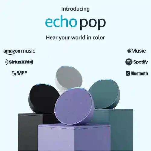 Echo Pop 1ra Gen Altavoz Inteligente Amazon