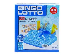 Juego De Mesa Bingo Lotto Mediano Caja