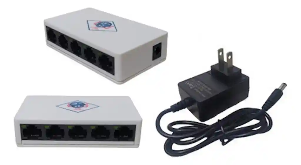 Switch 5 Puertos Lan, Rj45, Ethernet