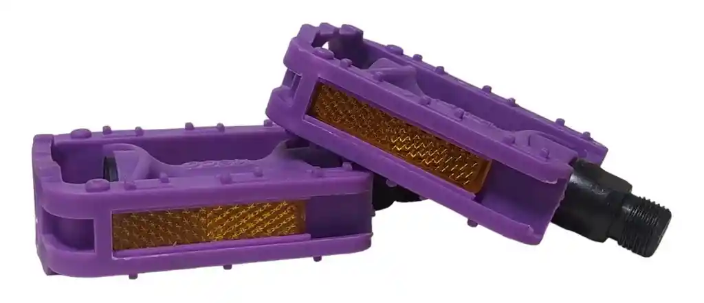 Pedales Pequeños De Plataforma Para Bicicleta Morado