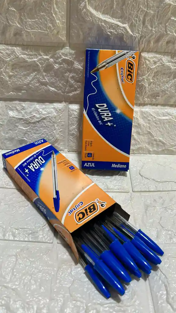 Lapicero Bic Azul Caja X12