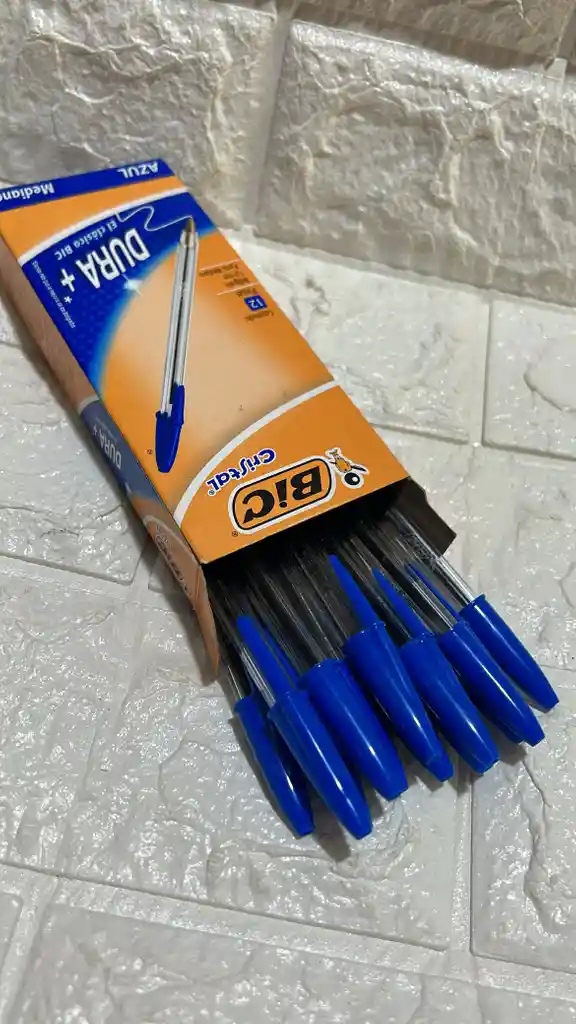 Lapicero Bic Azul Caja X12