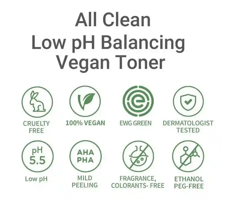 Tónico Clean Heimish All Low Ph Balancing Vegan 150 Ml