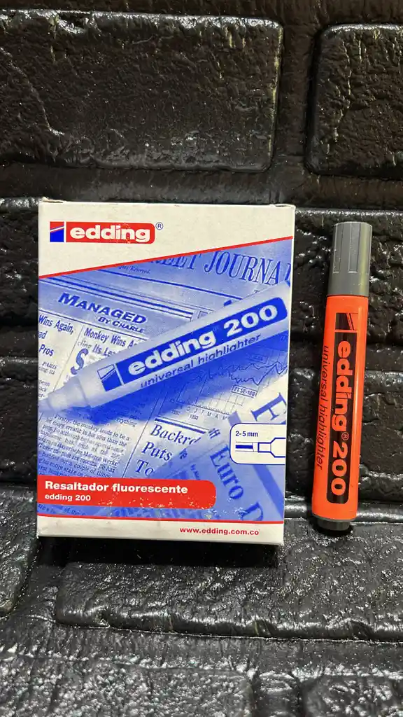 Resaltador Naranja Edding Unidad
