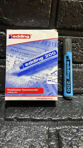 Resaltador Azul Edding Unidad