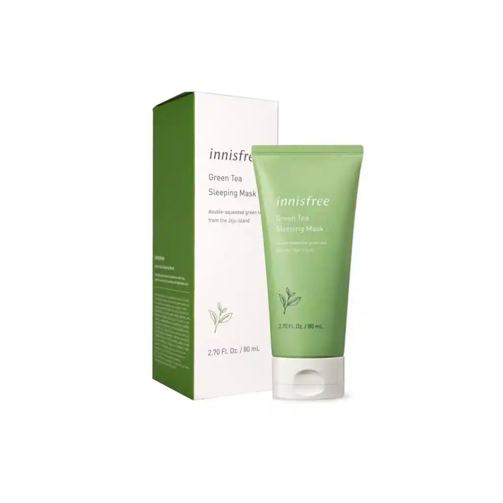 Green Innisfree Mascarillatea Sleeping Mask 80 Ml