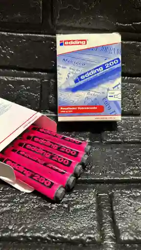 Resaltador Fucsia Edding Caja X10