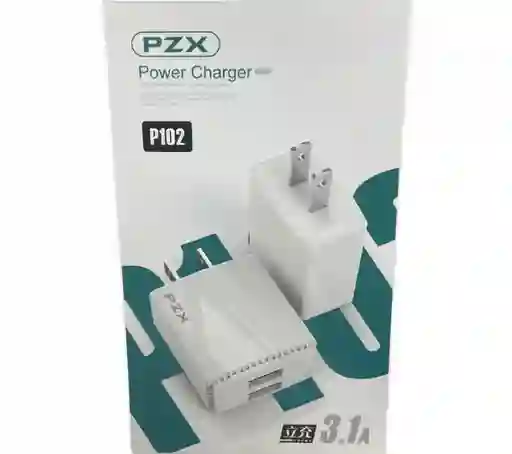 Cargador Para Celular Pzx P102 De 3.1a Dual Usb