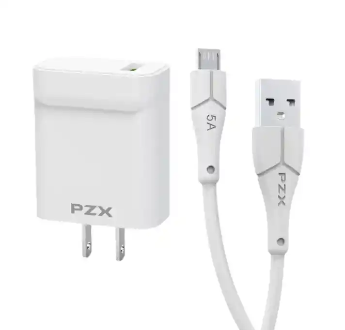 Cargador Para Celular P38 Micro Usb Con Potencia 100w Carga Rápida V8