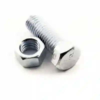 4 Unidades Tornillo Hexagonal 5/16 X 1 Con Tuerca Y Arandela