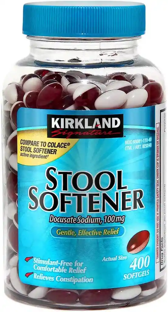 Kirkland Stool Softener 400 Softgels