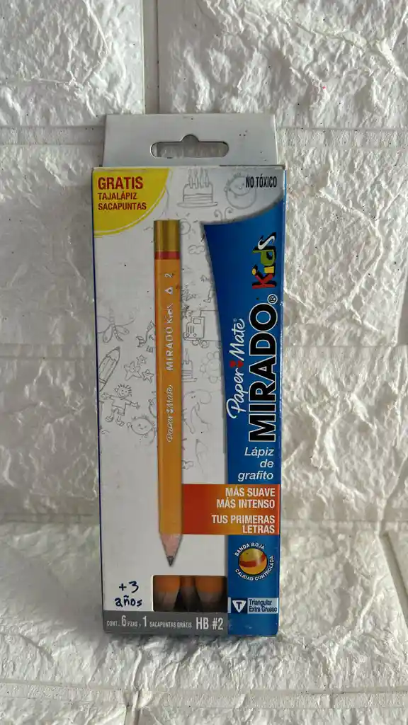 Lapiz Jumbo Nº2 Mirado Caja X6