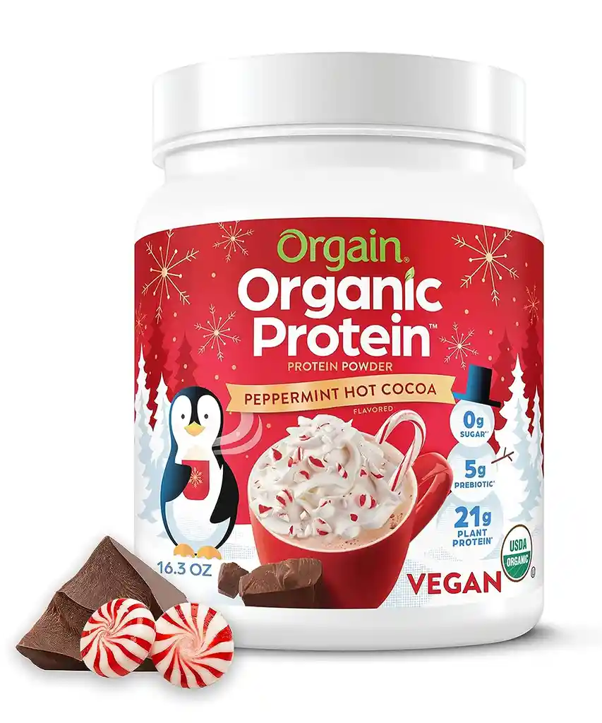 Orgain Proteina Vegana Sabor A Menta De Cacao Caliente 462g