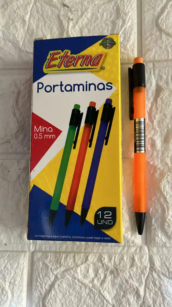 Portaminas 0.5 Eterna Naranja Unidad