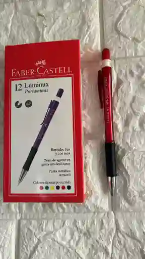 Portaminas 0.7 Faber Castell Rojo Unidad