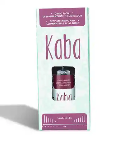 Tónico Facial Despigmentante E Iluminador Kaba 30 Ml