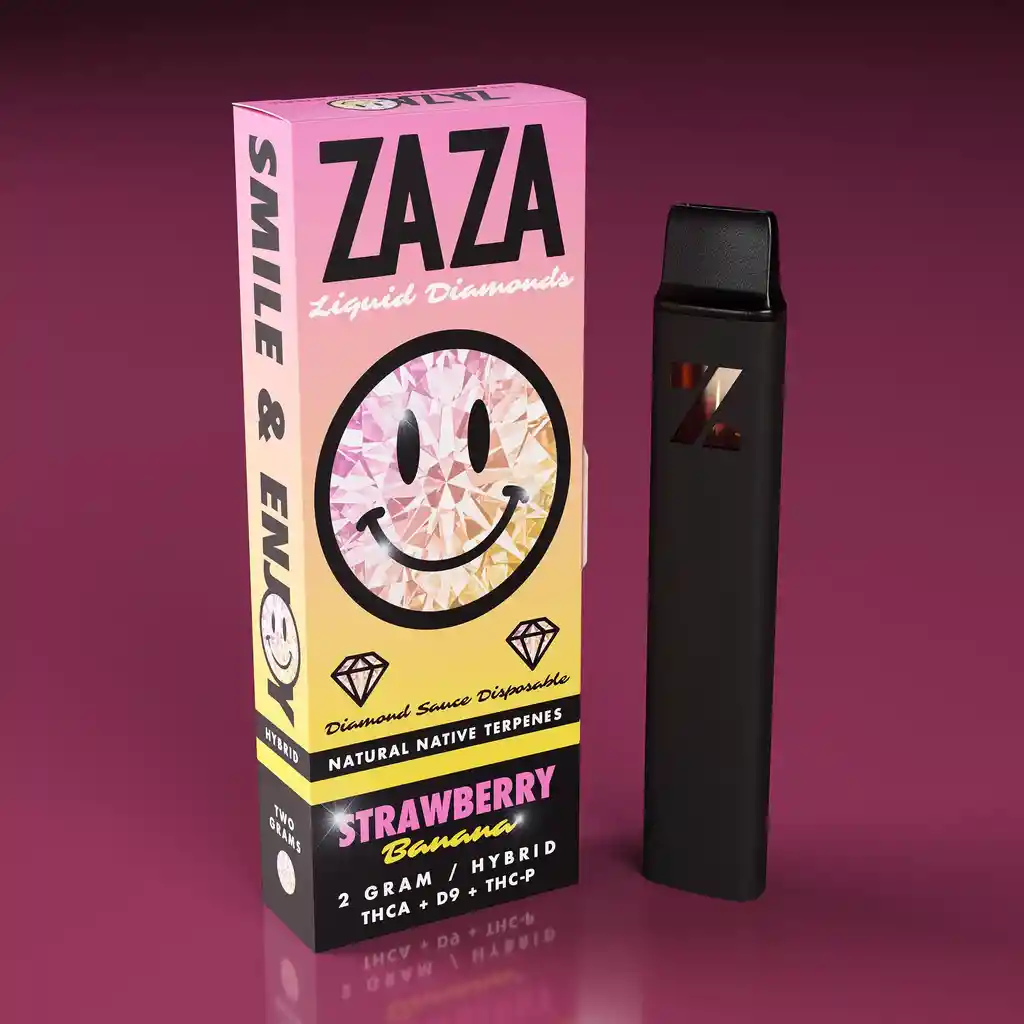 Zaza Delta 8 Strawberry Banana Hybrid 2gramos