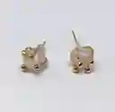 Aretes Cuarzo Rosa