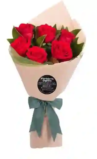 Bouquet Rosas Rojas Seis Razones Para Amarte