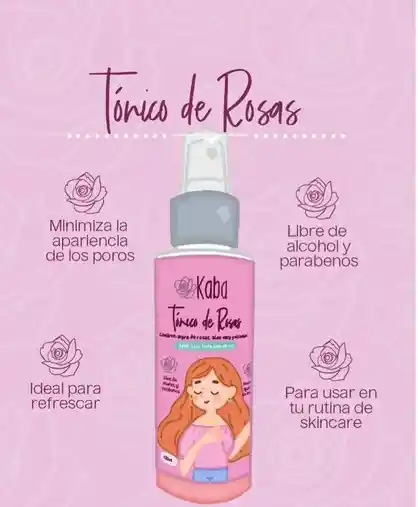 Tónico De Rosas Kaba 120 Ml