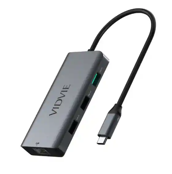 Adaptador Multipuerto 6 En 1 Puerto Lan Hdmi 4k Usb 3.0 Original