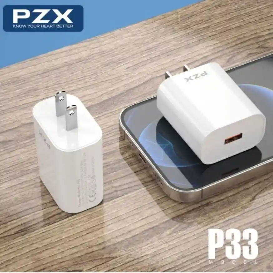 Cargador Para Celular Pzx P33 Micro Potencia 25w Carga Rápida V8