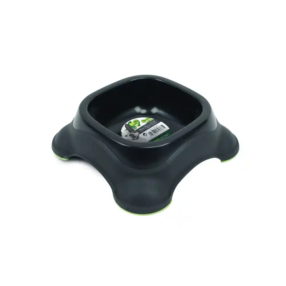 Comedero Para Perro M-pets Eco Negro 1150 ml
