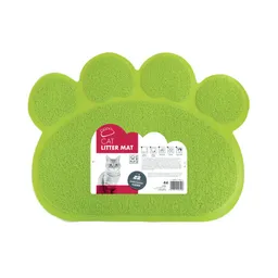 Tapete Recogedor De Arena Para Gato M-pets Verde - 60x45 Cm